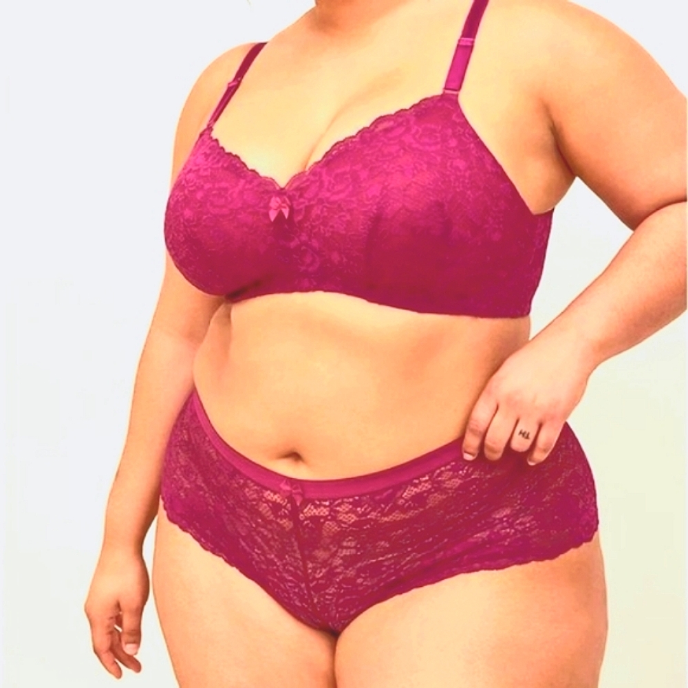 ❤️NWT TORRID VALENTINES DAY PANTY FUCHSIA MID-RISE CHEEKY - PLUS SIZE - Picture 6 of 10
